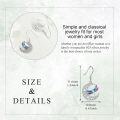 wholesale 925 Sterling Silver Moon & Dragonfly Drop Earrings for Women Girls Gifts Jewelry Accessories-0-5