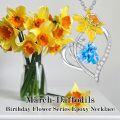 wholesale 925 Sterling Silver Birthstone Flower Necklace for Women-0-3