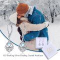 wholesale 925 Sterling Silver Celtic Knot Moonstone Drop Earrings Platinum Plated For Women-0-5