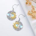 wholesale 925 Sterling Silver Moon Star Sun Drop Dangle Earrings s for Women Girls Mom-0-1