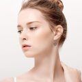 wholesale 925 Sterling Silver Star Of David Earring-0-1