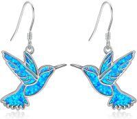 wholesale Women's Sterling Silver Tree of Life Locket Ring-Blue Opal