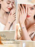 wholesale TOUPOP Tree Of Life Birthstone Bracelet 925 Sterling Silver Family Tree Austrian Crystal Jewelry Anniversary Birthday Christmas Gifts For Women Wife Girlfriend Her -0-2