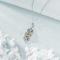 wholesale 925 Sterling Silver Celtic Knot Birthstone Pendant Necklace-0-2