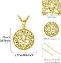 wholesale  Celtic Knot Tree of Life Pendant Necklace  for Men-0-1