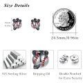 wholesale 925 Sterling Silver Baseball Claw Stud Earrings for Women and Men Sportswear Accessories Gift Ideas-0-2