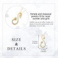 wholesale Gold 14K Yellow Gold Star Infinity Pendant Necklace for Women s-0-1
