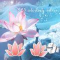 wholesale 925 Sterling Silver Pink Enamel Lotus Stud Earrings Hypoallergenic Minimalist Jewelry for Women Girls-0-5