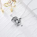 TOUPOP Sterling Silver Tree Of Life Urn Necklace w/Ashes Funnel-0-4