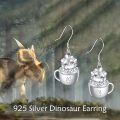 wholesale 925 Sterling Silver Cup and Dragon Charm Drop Earrings for Women-0-1