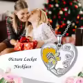 TOUPOP Sterling Silver & Stone Pendant Necklace For Women-0-2