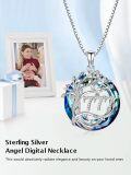 wholesale Sterling Silver Tree of Life Angel Number Necklace Numerology Jewelry Gift-0-7