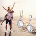 wholesale 925 Sterling Silver Freshwater Cultured Pearl Leverback Drop Earrings-0-1