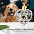 wholesale 925 Sterling Silver Heart-Shaped Urn Pendant with Gemstones and Funnel Set - Keepsake Jewelry for Ashes-0-4