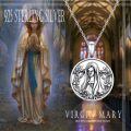 wholesale 925 Sterling Silver Miraculous Medal Pendant-0-4