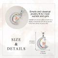 wholesale 925 Sterling Silver Moon & Star Fox Pendant Necklace - Cute Animal Charm s for Women-0-5