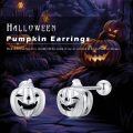 wholesale 925 Sterling Silver Pumpkin Earrings-0-5