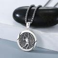 wholesale  925 Sterling Silver Tennis Player Protect This Athlete Pendant Necklace-0-3