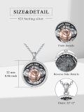 wholesale 925 Sterling Silver Basketball Pendant Necklace Never Give Up Motivational s for Women Men-0-2