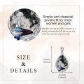 wholesale 925 Sterling Silver Rainbow Abalone Shell Mermaid Pendant Necklace for Women Girls-0-2