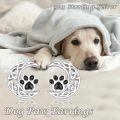 wholesale 925 Sterling Silver Crescent Moon & Cat/Dog Paw Stud Earrings - Unique Animal Prints Jewellery Gift for Her-0-5
