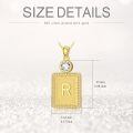 wholesale 925 Sterling Silver A-Z Initial Pendant Necklaces for Women-0-4