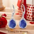 wholesale Sterling Silver Celtic Filigree Teardrop Leverback Earrings for Women Mom Gift-0-29