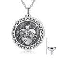 wholesale 925 Sterling Silver World Map Cremation Jewelry Keepsake Pendant with Funnel and Fill Tool-0-0