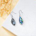wholesale 925 Sterling Silver Sunflower Filigree Dangle Earrings for Women, Hypoallergenic Jewelry Gift for Birthday Christmas Valentine's Day-0-4