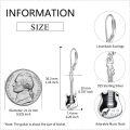 wholesale 925 Sterling Silver Guitar Earrings for Women Leverback Music Dangle Drop Jewelry Musical Gifts for Musicians-0-3