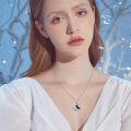 wholesale 925 Sterling Silver Moon & Cat Pendant Necklaces for Women - Blue Stone  Ideas-0-2