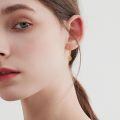 wholesale 14k Gold Drop Earrings For Women Filigree Hollow Teardrop Floral Lever Back Jewelry-0-1