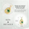 wholesale 925 Sterling Silver Heart Pendant Necklace Wholesale Gold Plated-0-21