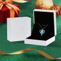 TOUPOP Sterling Silver Blue Crystal Butterfly Necklace Pendant Gift for Women-0-5