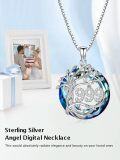 wholesale Sterling Silver Tree of Life Angel Number Necklace Numerology Jewelry Gift-0-17