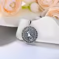 wholesale 925 Sterling Silver Unicorn & Star Zodiak Constellation Necklace Wholesale for Women Girls Gift-0-2