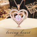 wholesale 925 Sterling Silver Birthstone Forever Love Heart Jewelry for Women Wife Mom Girlfriend Birthday Christmas Mothers Day Gifts-0-7