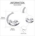 wholesale 925 Sterling Silver Elephant Moon Pendant Necklaces I Love You Forever Gifts for Women Girls Jewelry-0-3