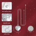 TOUPOP Sterling Silver & Stone Initial Letter Pendant Necklace-0-3