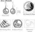 wholesale 925 Sterling Silver Tiger Chinese Zodiac Drop Earrings - Vintage Style Jewellery Gift for Her-0-4