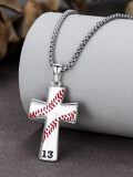 TOUPOP 925 Sterling Silver Cross Pendant Necklace For Men Gifts-0-4