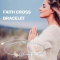 wholesale 925 Sterling Silver Faith Bracelet with Yellow Stone and Cross Charm for Women-0-2