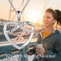 wholesale 925 Sterling Silver Infinity Runner Pendant Necklace for Women -0-6