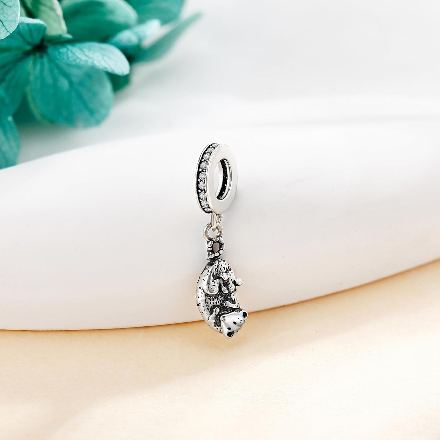 wholesale 925 Sterling Silver Dangle Cow Charm Pendant for Bracelets Necklaces Jewelry Making Supplies Gifts Women Girls Kids Teens-0-3