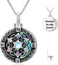 wholesale TOUPOP Tree Of Life Urn Necklace For Ashes 925 Sterling Silver Cremation Jewelry Memorial Gifts Keepsake Jewelry With Funnel Filler For Women -0-0