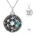 TOUPOP Sterling Silver Tree Of Life Urn Necklace For Ashes Memorial Keepsake Jewelry-0-0