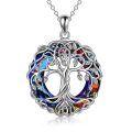 wholesale 925 Sterling Silver Tree Of Life Pendant Necklace-0-5