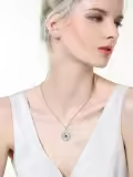 TOUPOP Sterling Silver Birthstone Zodiac Constellation Necklace-0-2