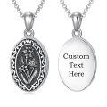 wholesale 925 Sterling Silver Oxidized Floral Oval Locket Bracelet With Filling Tool Set-0-68