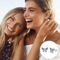 wholesale 925 Sterling Silver Celtic Knot Butterfly Stud Earrings for Women and Girls-0-4
